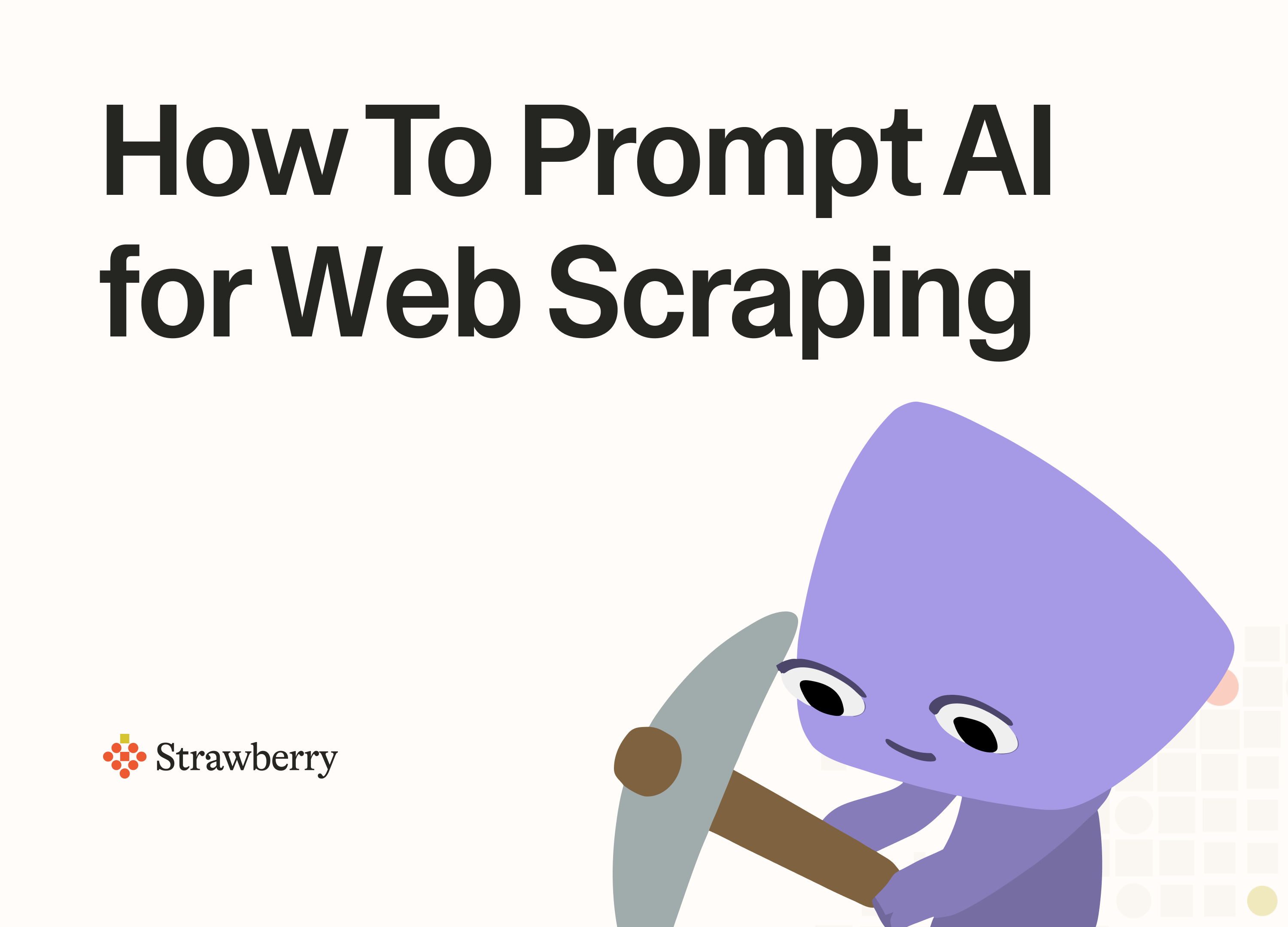 AI assistant scraping data from web pages with Strawberry